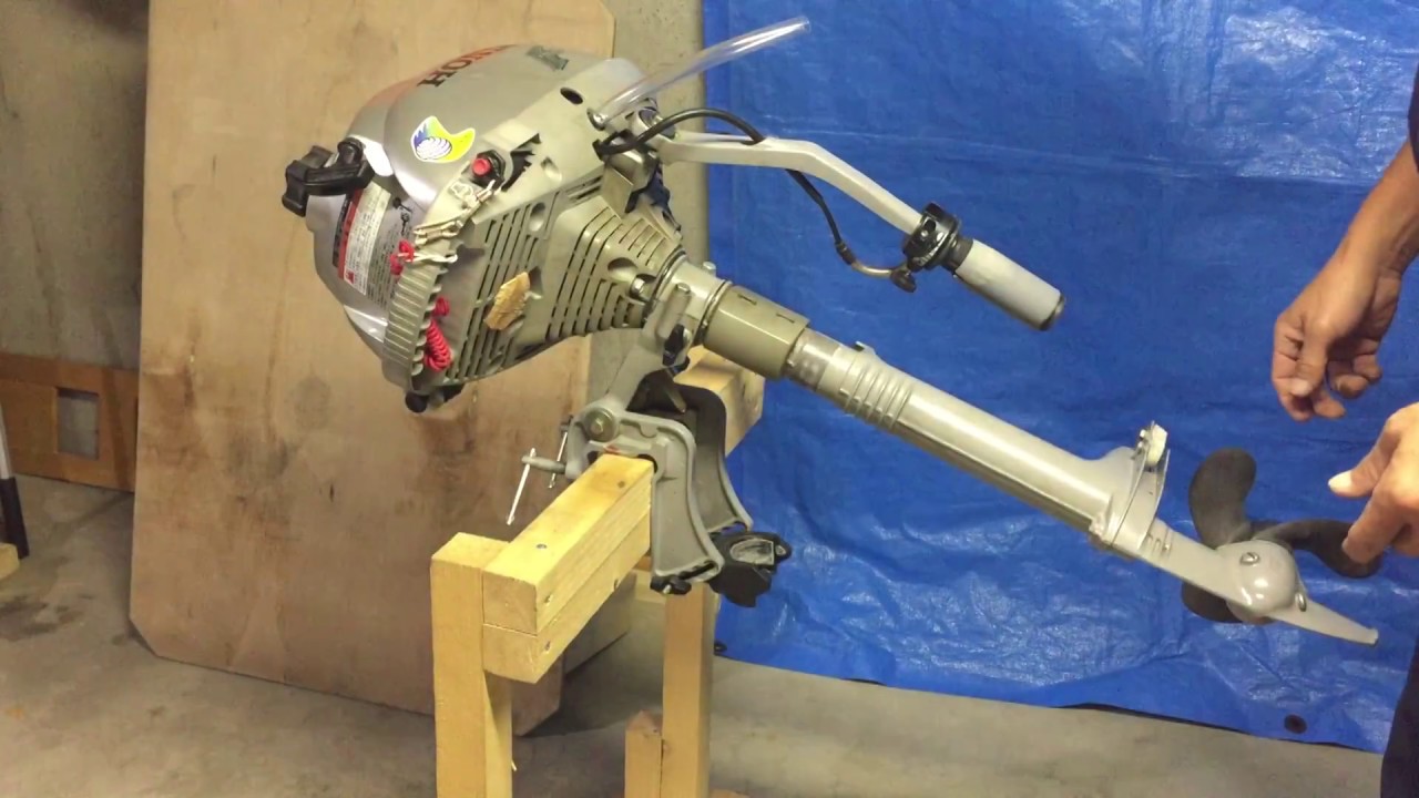 こんなの欲しかったオイルドレンホース ホンダ２馬力船外機 Youtube