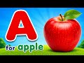 Phonics song 3 with two words in 3d l Phonic sounds of alphabets A to Z|Abc Phonic song for toddlers