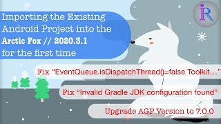 Fixing the Errors Appeared in Arctic Fox While Importing the old Android Studio Project in M1 Mac screenshot 2