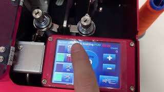 BS-21 wrapping and knotting machine how to mode set
