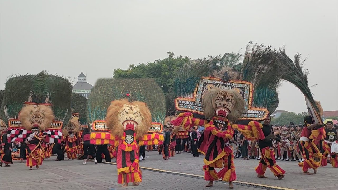 MERINDING❗70 REOG TERBESAR DIDUNIA SEPANJANG SEJARAH KAMPANYE AKBAR GEGERKAN ALUN ALUN PONOROGO