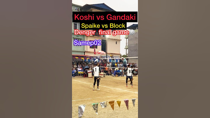 Gandaki vs kirat pradesh Final Volleyball 🏐 Game #volleyball #sujan04 #volleyballmatch #volleyball