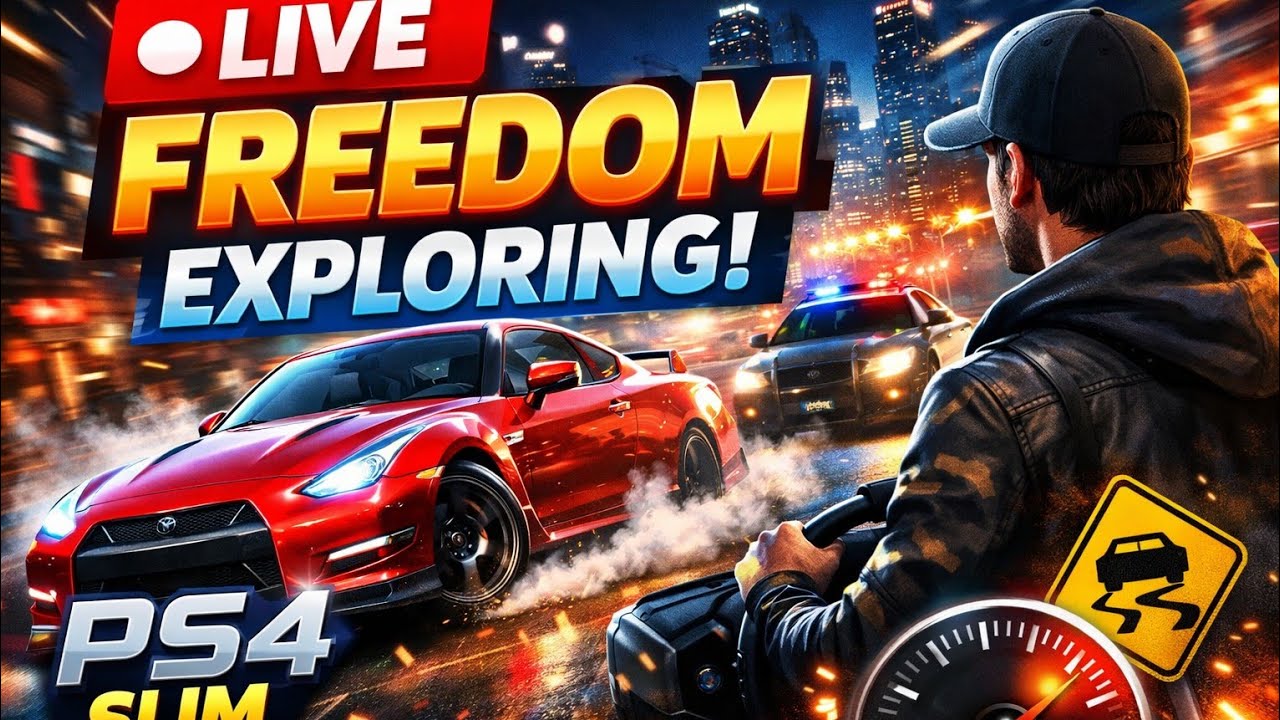 Need For Speed PS4 Slim | Live Free Exploration & Crazy Driving! 🚗💨