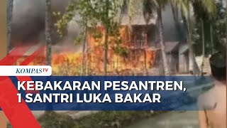 Korsleting Listrik Sebabkan Kebakaran Pesantren di Serang, 1 Santri Alami Luka Bakar