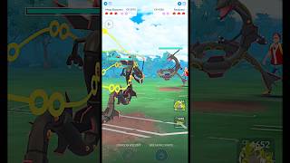 ✨️Mega Rayquaza VS✨️Shiny Rayquaza PVP Battle in Pokemon Go