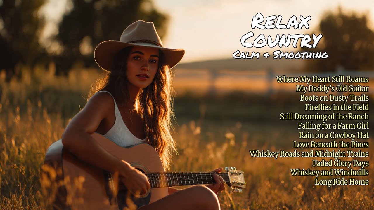 Relaxing Country Road – Guitar & Fiddle Harmony