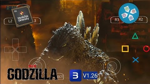 Godzilla (PS3) aPS3e (v1.26) Emulator android gameplay mali device |(Dimensity 7200) |#aps3e#ps3