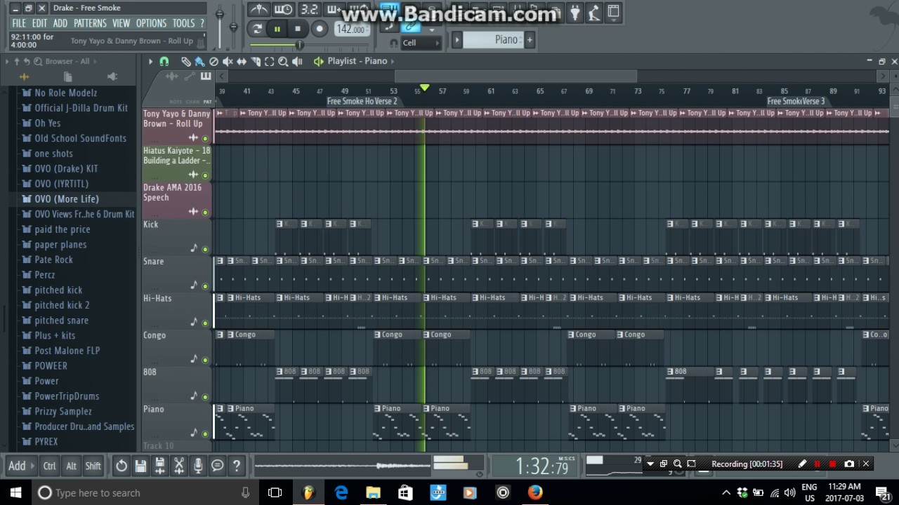 Drake - Free Smoke (FL Studio Remake)