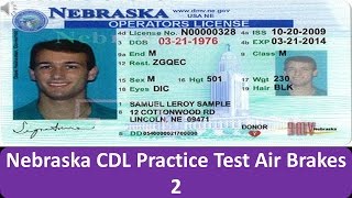 Nebraska CDL Practice Test Air Brakes 2