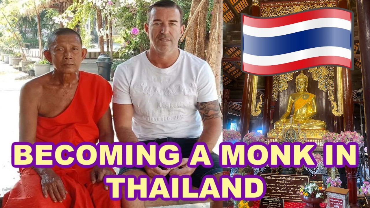 Becoming a Thai Buddhist Monk. The REAL Thailand