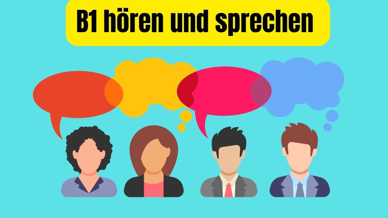 B1 hören und sprechen 2024 Deutsch lernen mit dialogen - YouTube