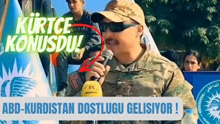 ABD Özel Tim Komutani, Kurd HAT Özel Timi önünde Kürtce konusdu! YPG-ABD Dostlugu 2022! YENi!