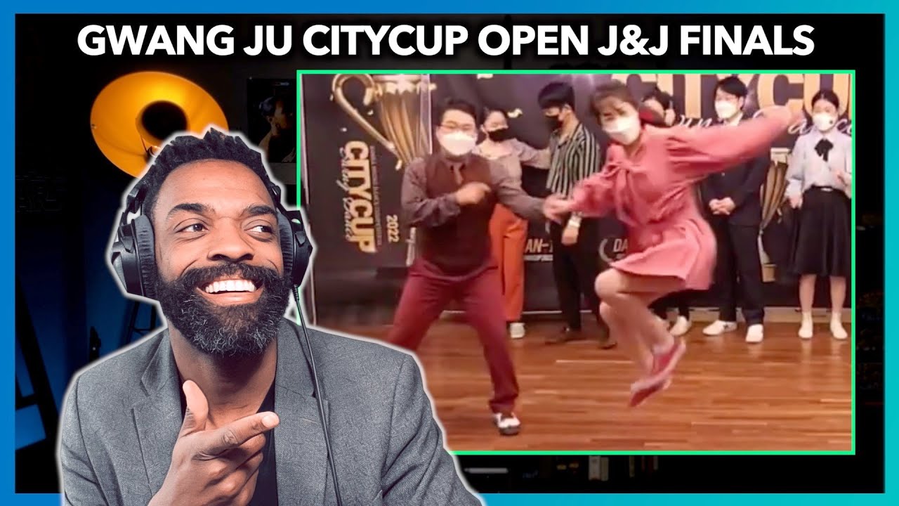 Gwang Ju CityCup Open Jack and Jill Finals reaction | Lindy Hop and Swing Dance