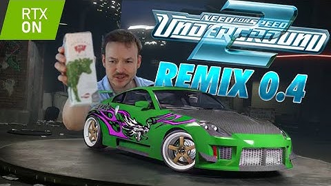 Ray Tracing Finally Looks GREAT in NFS Underground 2! RTX REMIX 0.4 | KuruHS