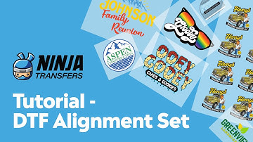 Ninja Transfers - DTF Alignment Set Tutorial
