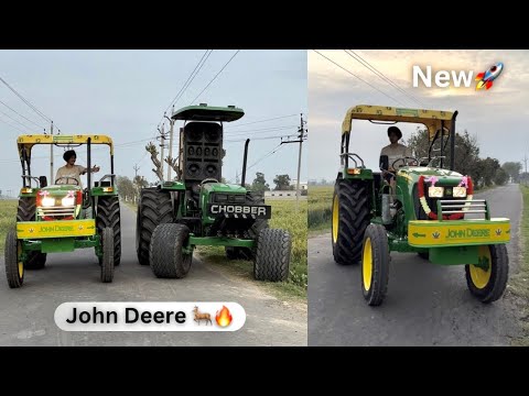 New tractor 🚜🎉/ John deere 5210💚/ New family member 🚀🔥 / ​⁠​⁠​⁠@nooruppal98