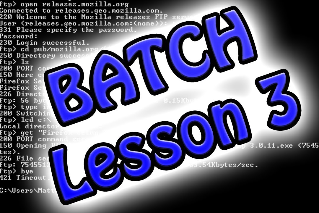 Batch Programing: Lesson 3 (Create Text Files And Extract From Them)