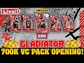 700k vc gladiator pack opening for 100 overall lebron james nba 2k24 myteam packs live