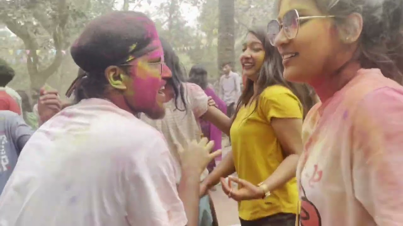 Holi 2023 in Dhaka University, Bangladesh🇧🇩