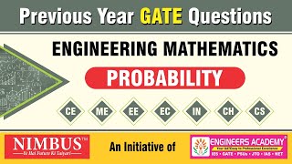 Previous Year GATE Questions | Engineering Mathematics | Probability | Qns- 64