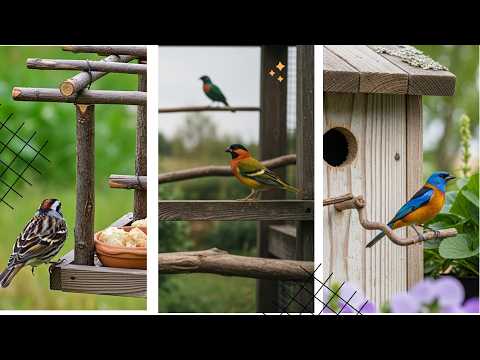 Attract MORE Birds to Your Garden! 3 EASY and Cheap Ideas That Work 🐦🌿♻️