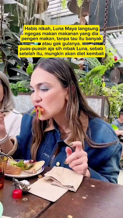 Jadi Ratu Seharian, Luna Maya puas-puasin makan setelah akad #artis #lunamaya