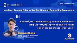 secGear: An openEuler Native Confidential Computing Framework