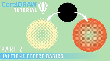 Halftone Effect Tutorial in CorelDraw | CorelDraw Tutorial | How to Create Halftone Effect CorelDraw