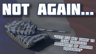 Classified Tank Specs Leaked By A War Thunder Player... Again