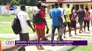 Ghana Police Service applicants in Accra express satisfaction with recruitment process