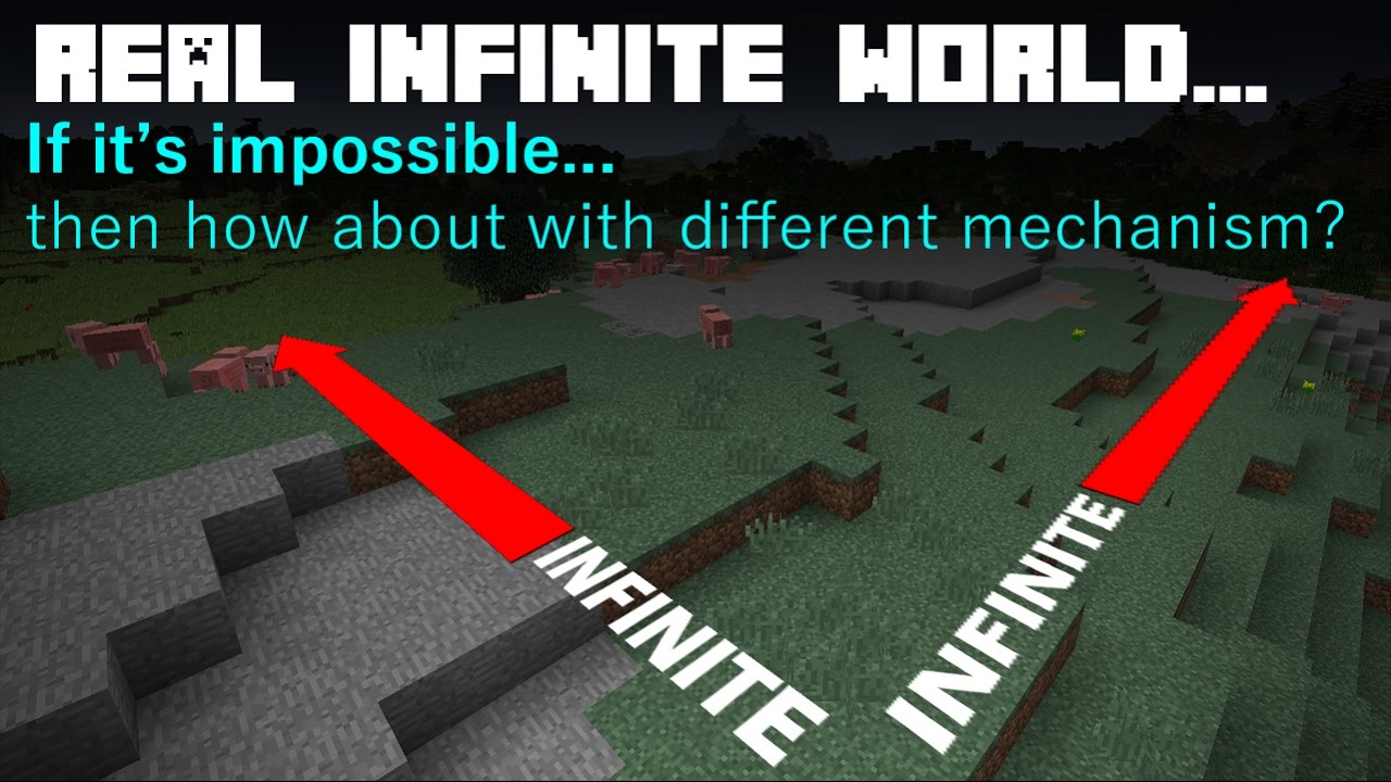 Is it possible to make Minecraft's world actually infinite? - YouTube