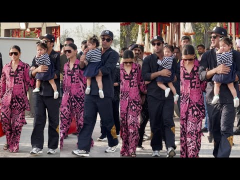 Jamnagar Ranbir Kapoor, Alia & Princess Raha Airport Spotted After Anant-Radhika PreWedding Ceremony