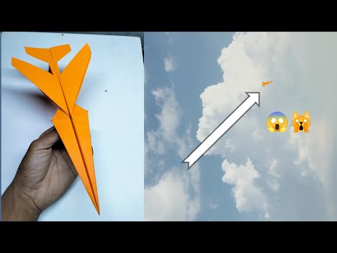wie man einen Papierflieger weit weg fliegen lässt - den besten Papierflieger der Welt