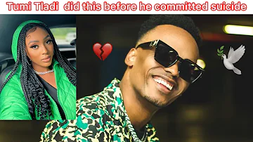Tumi Tladi said this before he committed suicide | Nadia Nakai had this to say | Tumi passed away 🕊