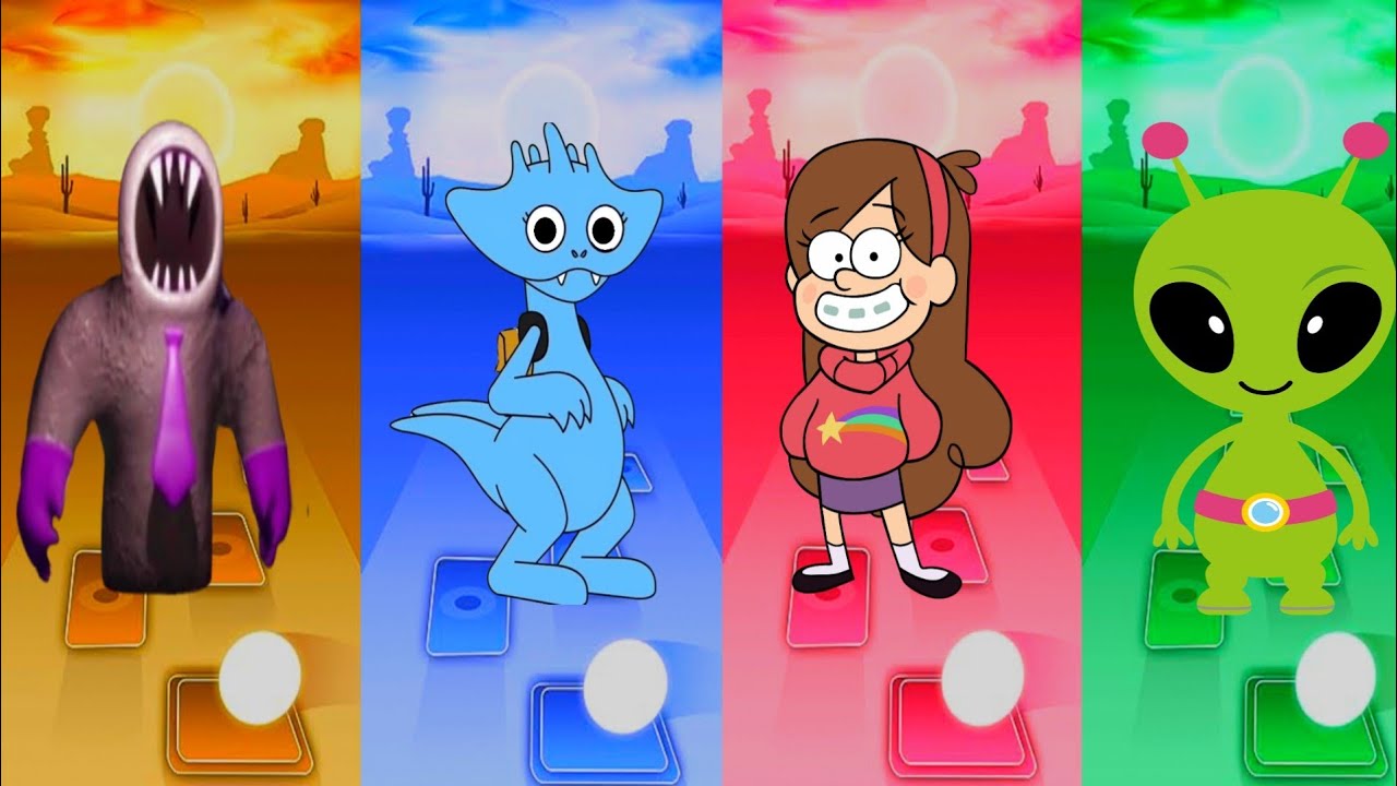 Sir_Dadadoo🆚Zoonomaly_GameToons🆚Gravity_Falls🆚Color_Alien🏵️Who is best player?? 