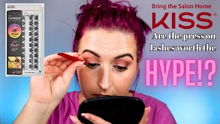 KISS IMPRESS PRESSON LASHES  Worth the HYPE!? | Kirby Rose