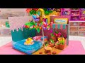 Make a swimming pool and flower garden for the duck using clay and formex panels ❤❤❤