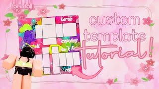 How to Make a Custom Template || ROBLOX