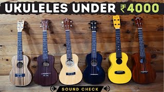Best Ukuleles Under Rs. 4000 in India | Concert size | Sound Check