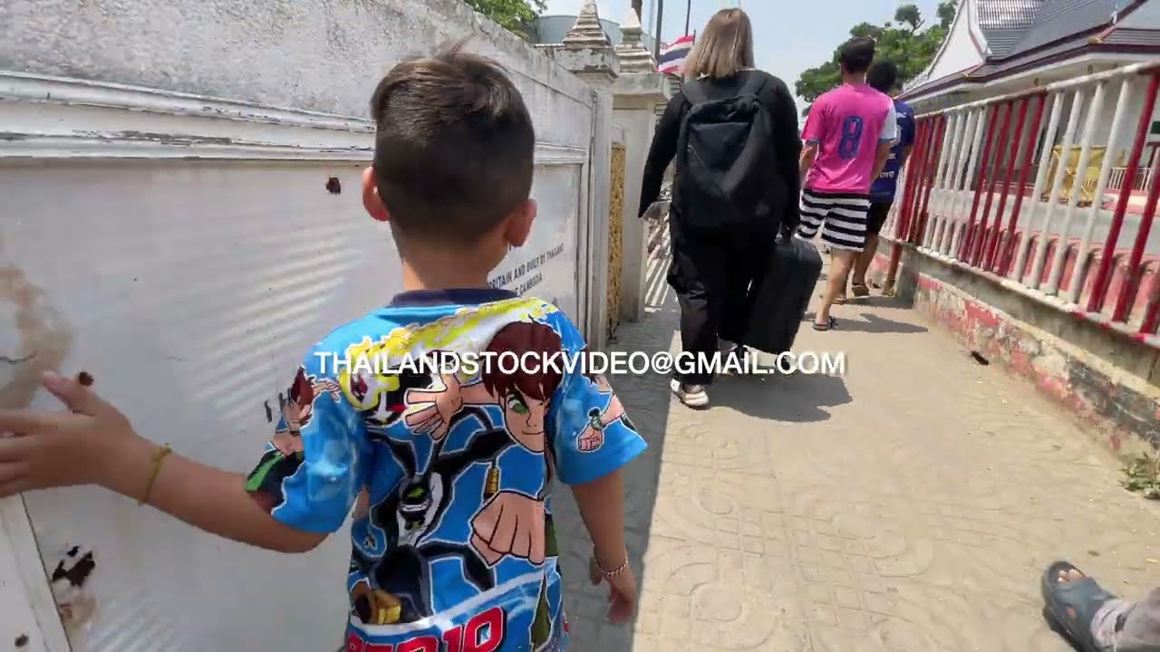 Thailand - Cambodia Border Crossing. Aranyaprathet - Poipet Visa Run. Thailand Stock Video