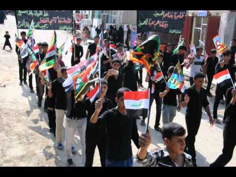 اعدادية القيثارة للبنين ناحية الفجر في استعراض السابع من محرم 1436 هجريه المصادف 1 11 2014 