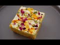 10 Minutes Mango Milk Cake,No Baking Dessert,Eid Special Cake By Recipes Of The World