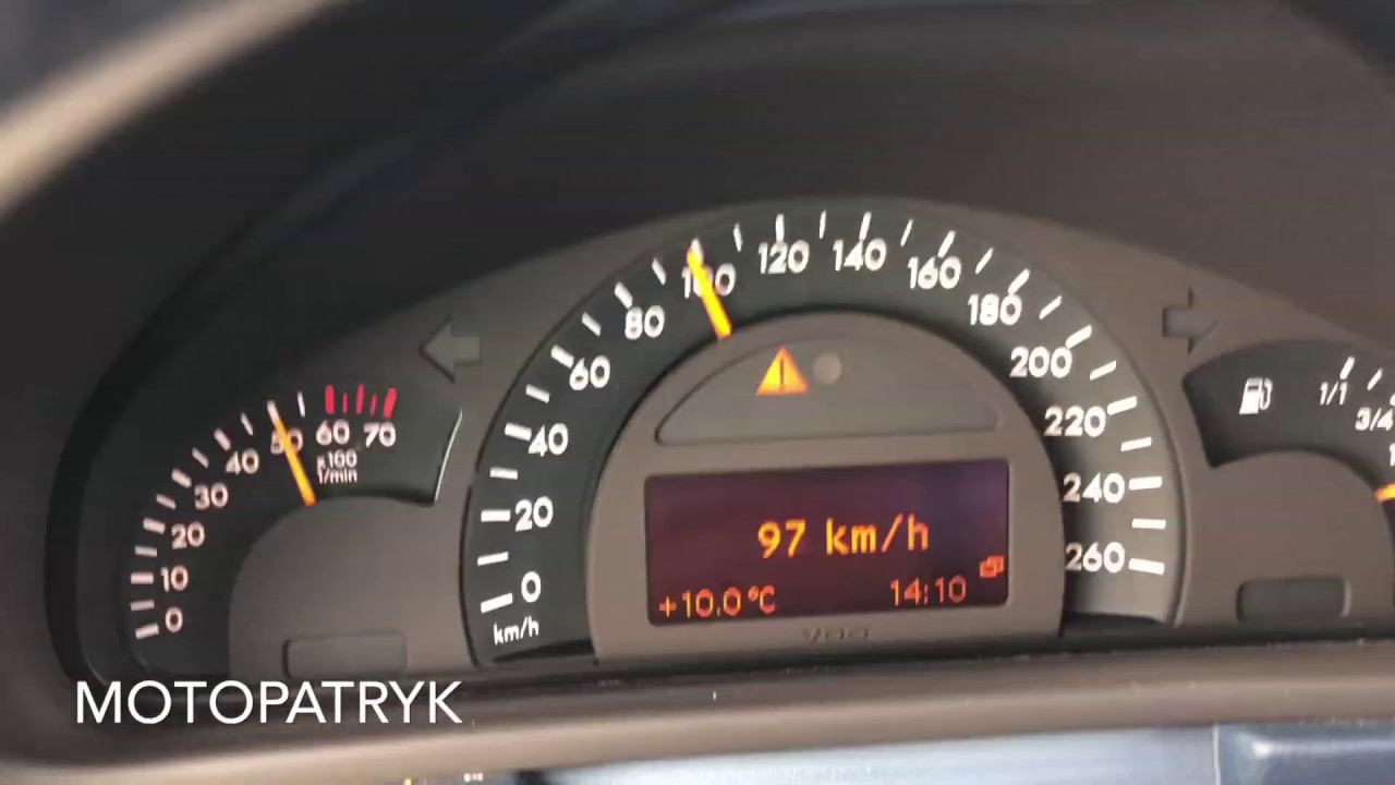 Mercedes W203 C180 Acceleration Test 0100 0100km/h kmh 060mph 129km