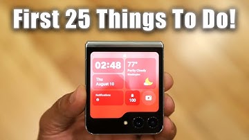 Samsung Galaxy Z Flip 5 - First 25 Things To Do!