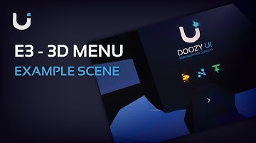 Example Scene 3 - 3D Menu - DoozyUI - UI Management System for Unity