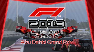 F1 2019 Legendary Career - Ferrari Abu Dahbi - Brain Pucker screenshot 4