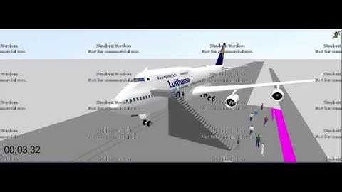 Pedestrian Simulation in Airport by PTV Vissim/Viswalk