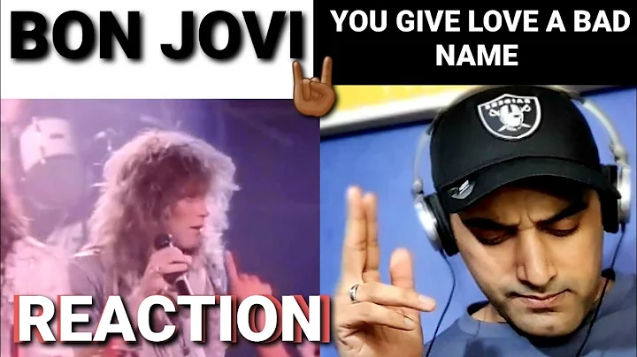 Reacción en Primer Plano: Bon Jovi - You Give Love A Bad Name (Video Musical Oficial)