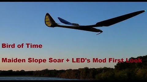 Dynaflite - Bird of Time - Slope Soar Maiden + New LED Mod First Look