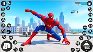 Rope hero vice town game 🟦⬜🟦⬜🟦- Spider hero rescue game #ropeherovictown screenshot 4